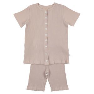 Pouf Baby's Ribbed Cardi Set